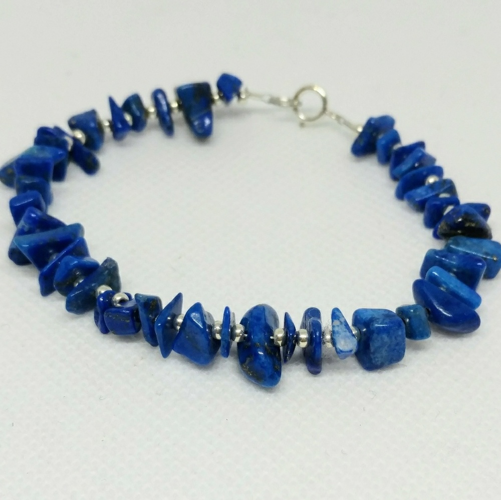 Lapis Lazuli beaded bracelet